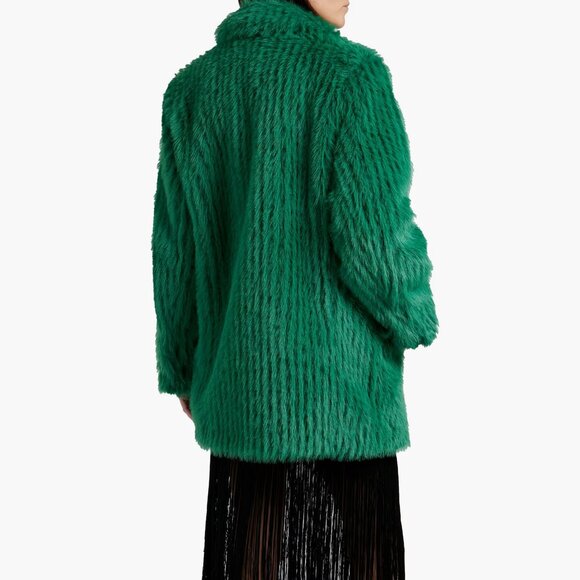 STAND STUDIO Zenni double-breasted faux fur coat size 36 - Picture 3 of 3